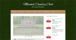 Desktop Screenshot of mccgolf.org
