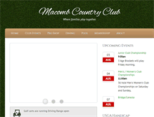 Tablet Screenshot of mccgolf.org